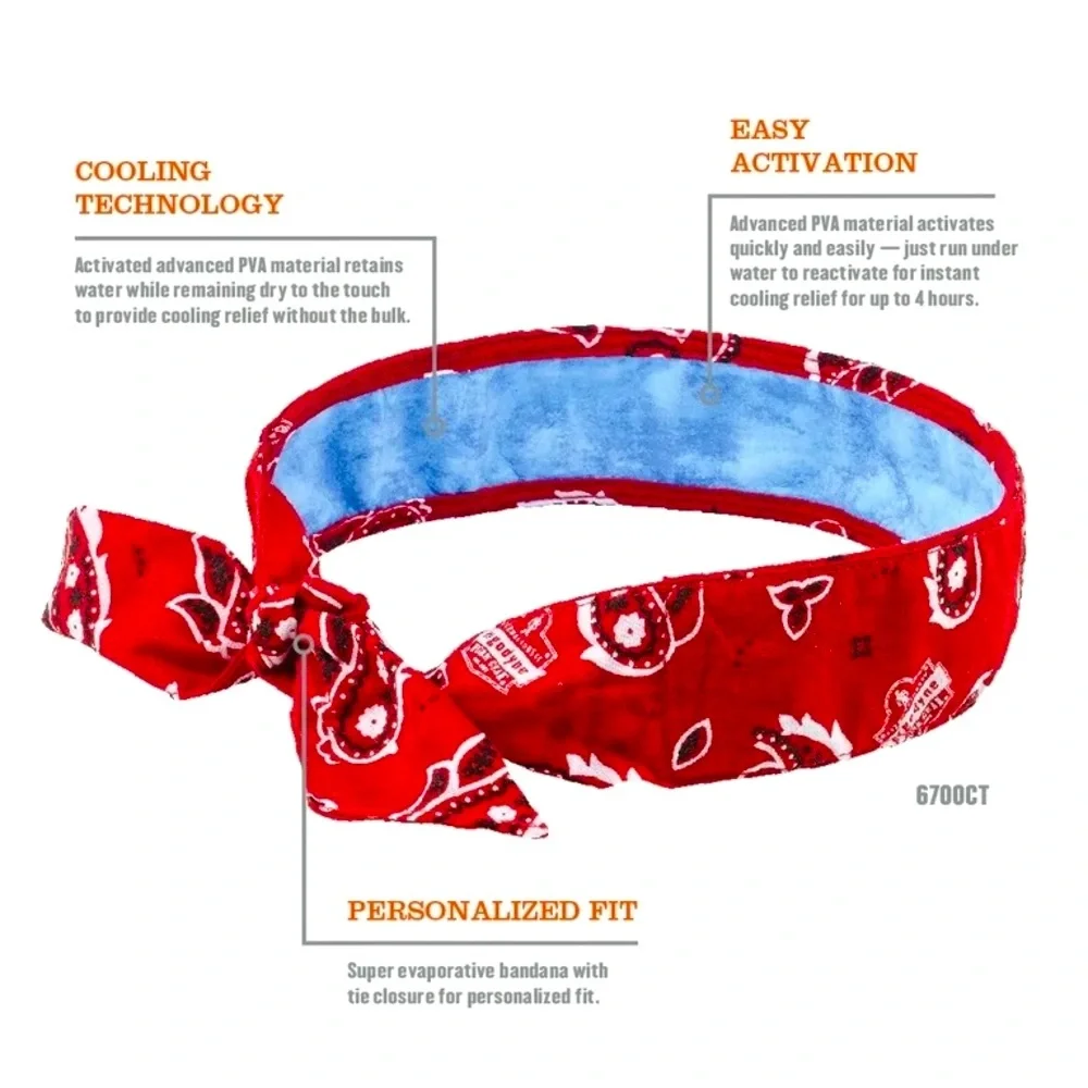 COOLING Red Bandana Dog Collar - Rustic Boho Bow Tie - Unisex Dogs Pet Wrap